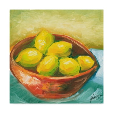 Trademark Fine Art 'Bowl of Fruit IV' Canvas Art by Ethan Harper
