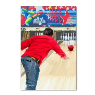 Trademark Fine Art 'Bowling' Canvas Art by The Macneil Studio