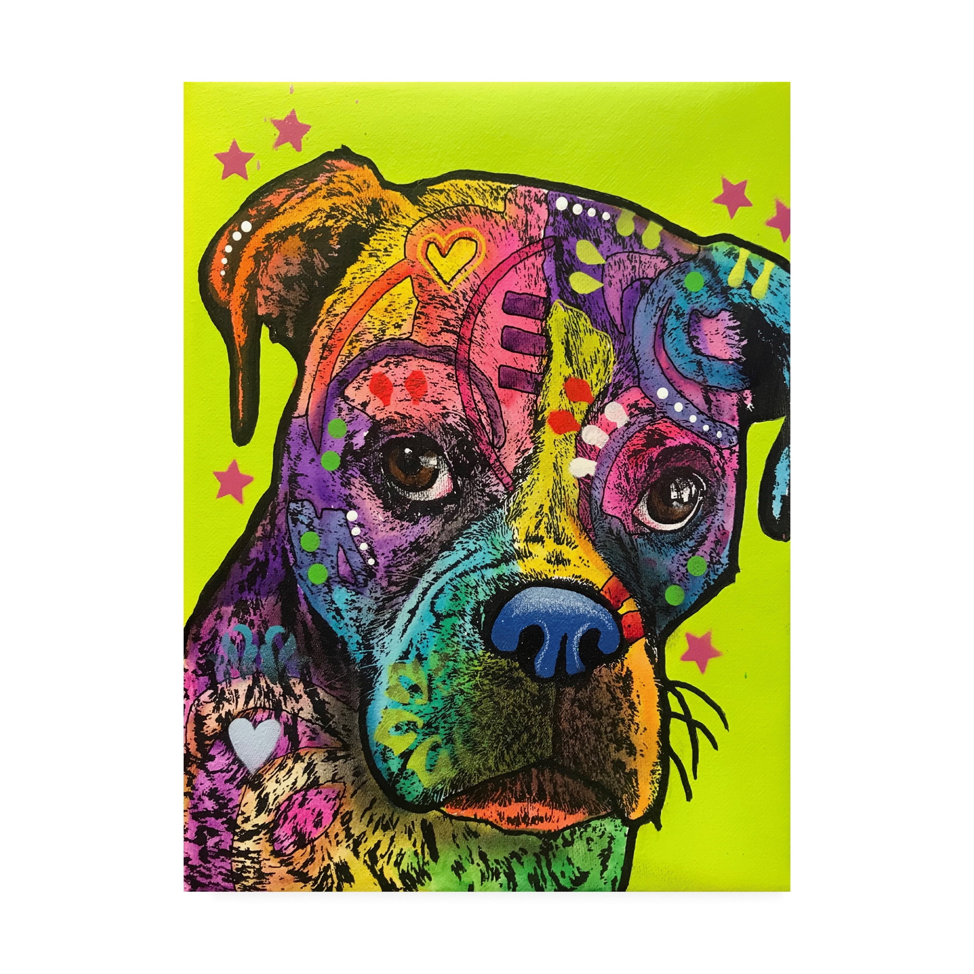 Trademark Fine Art 'Boxer ' Canvas Art by Dean Russo