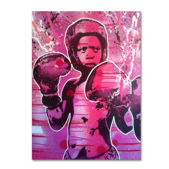 Trademark Fine Art 'Boxer Kid 1' Canvas Art by Abstract Graffiti