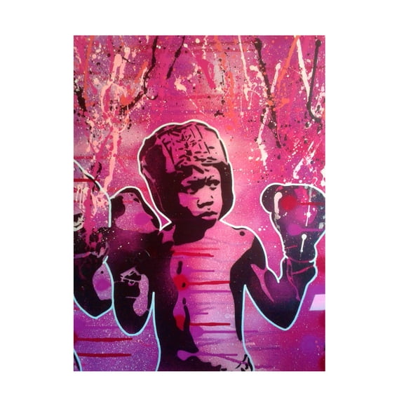 Trademark Fine Art 'Boxer Kid 2' Canvas Art by Abstract Graffiti