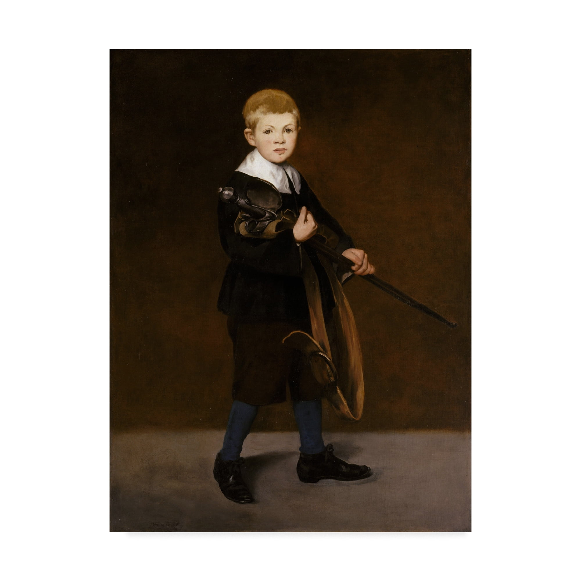 Trademark Fine Art 'Boy With A Sword' Canvas Art by Edouard Manet