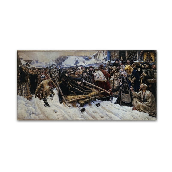 Trademark Fine Art 'Boyarina Morozova' Canvas Art by Vasily Surikov