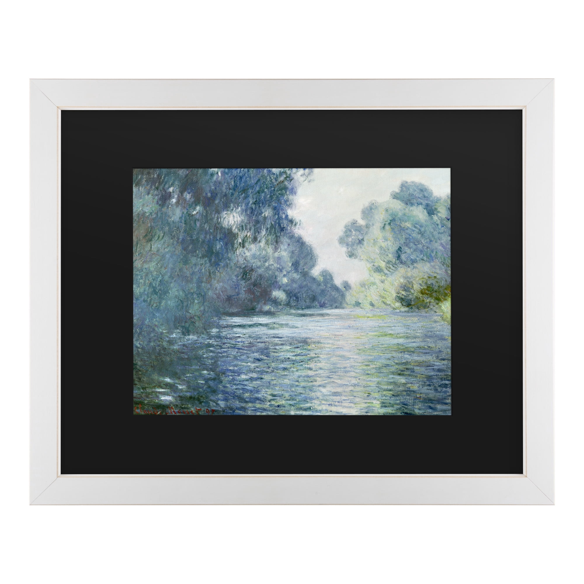 Trademark Fine Art 'Branch of the Seine near Giverny' Canvas Art by Claude Monet