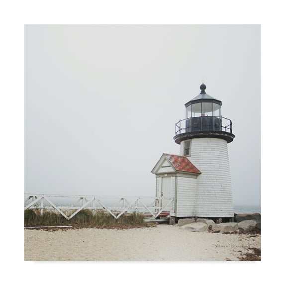Trademark Fine Art 'Brant Point Light' Canvas Art by Laura Marshall