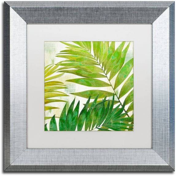 Trademark Fine Art "Brasilia II" Canvas Art by Color Bakery White Matte, Silver Frame