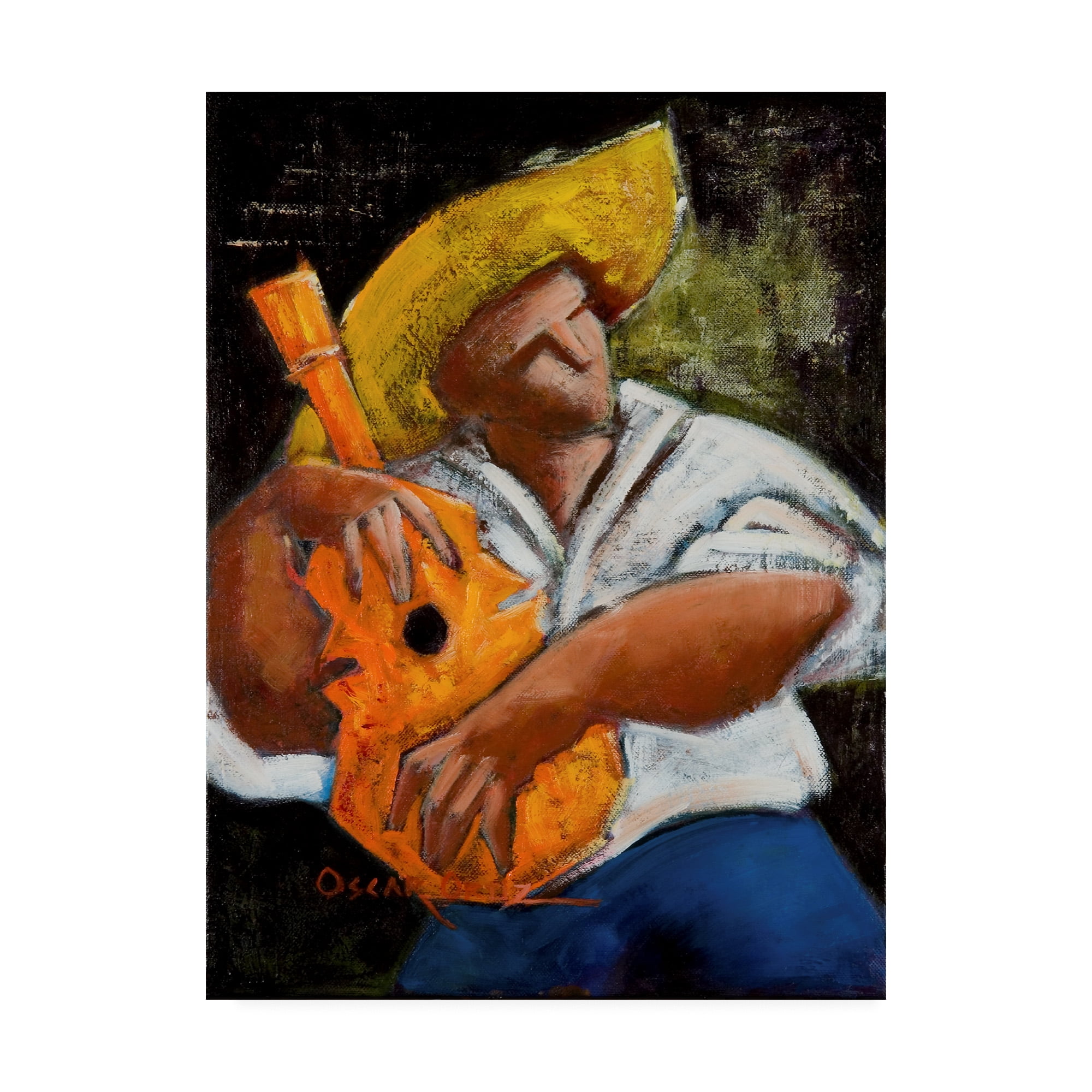 Trademark Fine Art 'Bravado Alla Prima' Canvas Art by Oscar Ortiz