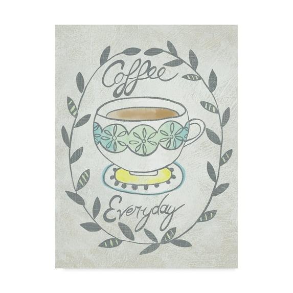 Trademark Fine Art 'Breakfast Club II' Canvas Art by Chariklia Zarris