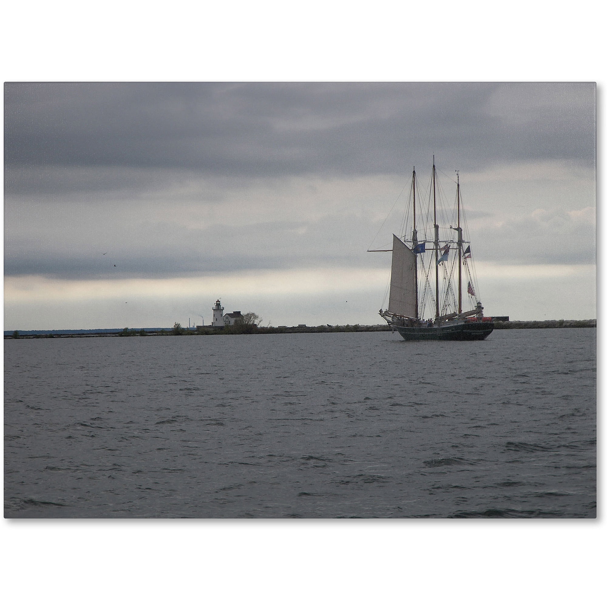 Trademark Fine Art "Breaking Boundary" Canvas Art by Monica Fleet