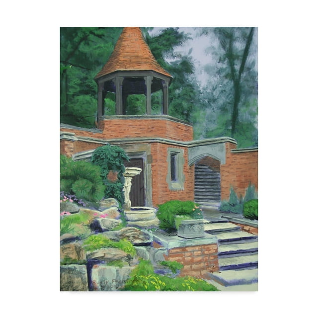 Trademark Fine Art 'Brick Building' Canvas Art by Rusty Frentner