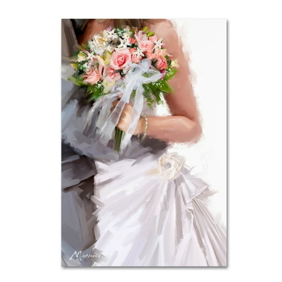Trademark Fine Art 'Bridal Bouquet' Canvas Art by The Macneil Studio