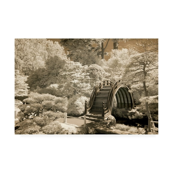 Trademark Fine Art 'Bridge At Japanese Tea Garden San Francisco California' Canvas Art by Monte Nagler