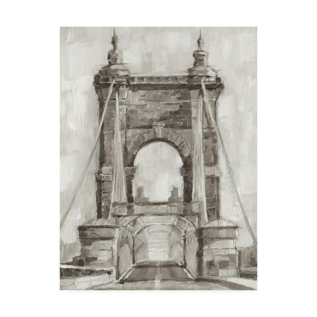 Trademark Fine Art 'Bridge Crossing II' Canvas Art by Ethan Harper