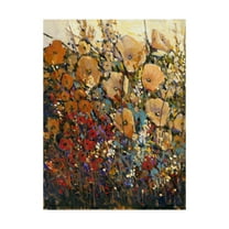 Trademark Fine Art 'Bright And Bold Flowers I' Canvas Art by Tim OToole