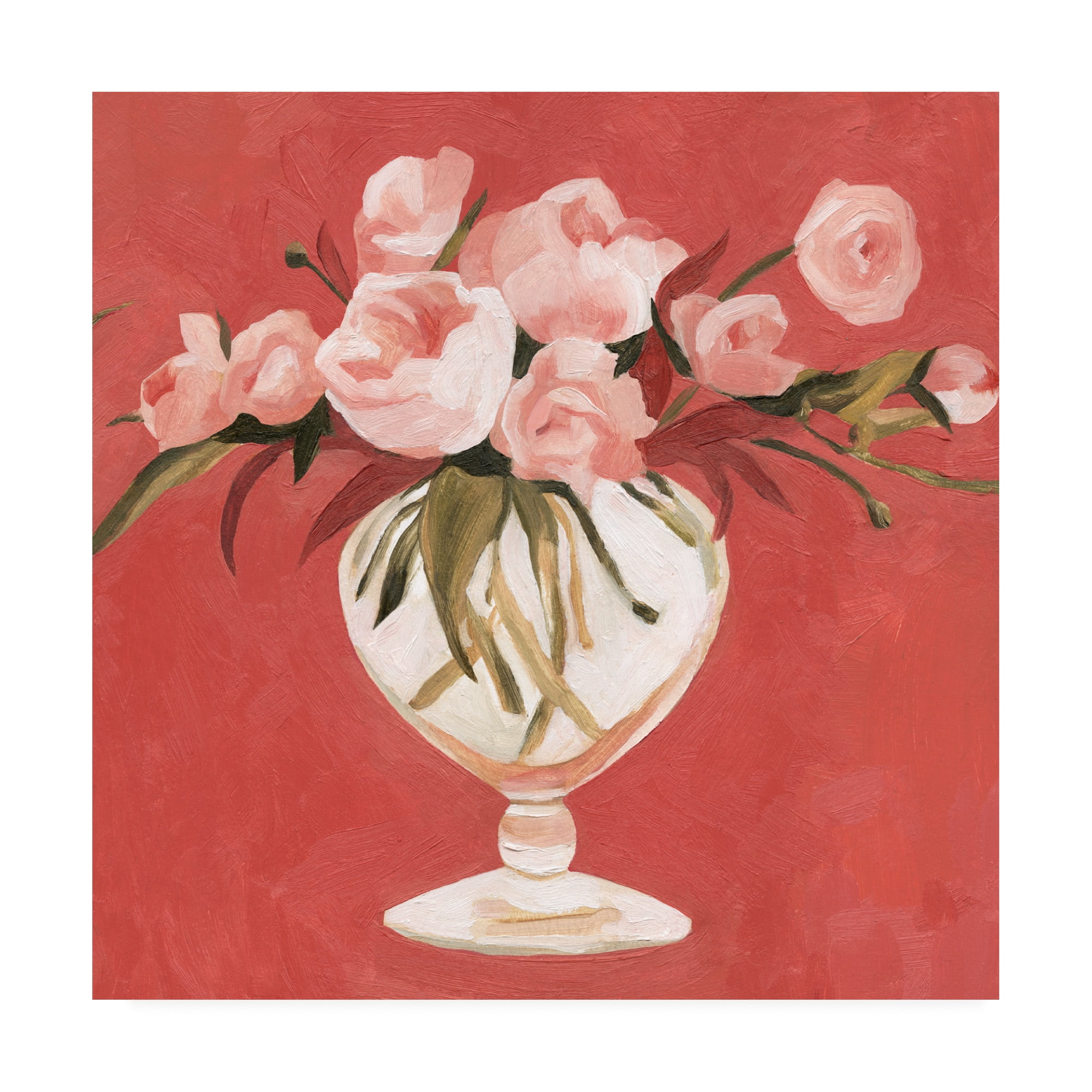 Trademark Fine Art 'Bright Blooms II' Canvas Art by Emma Scarvey