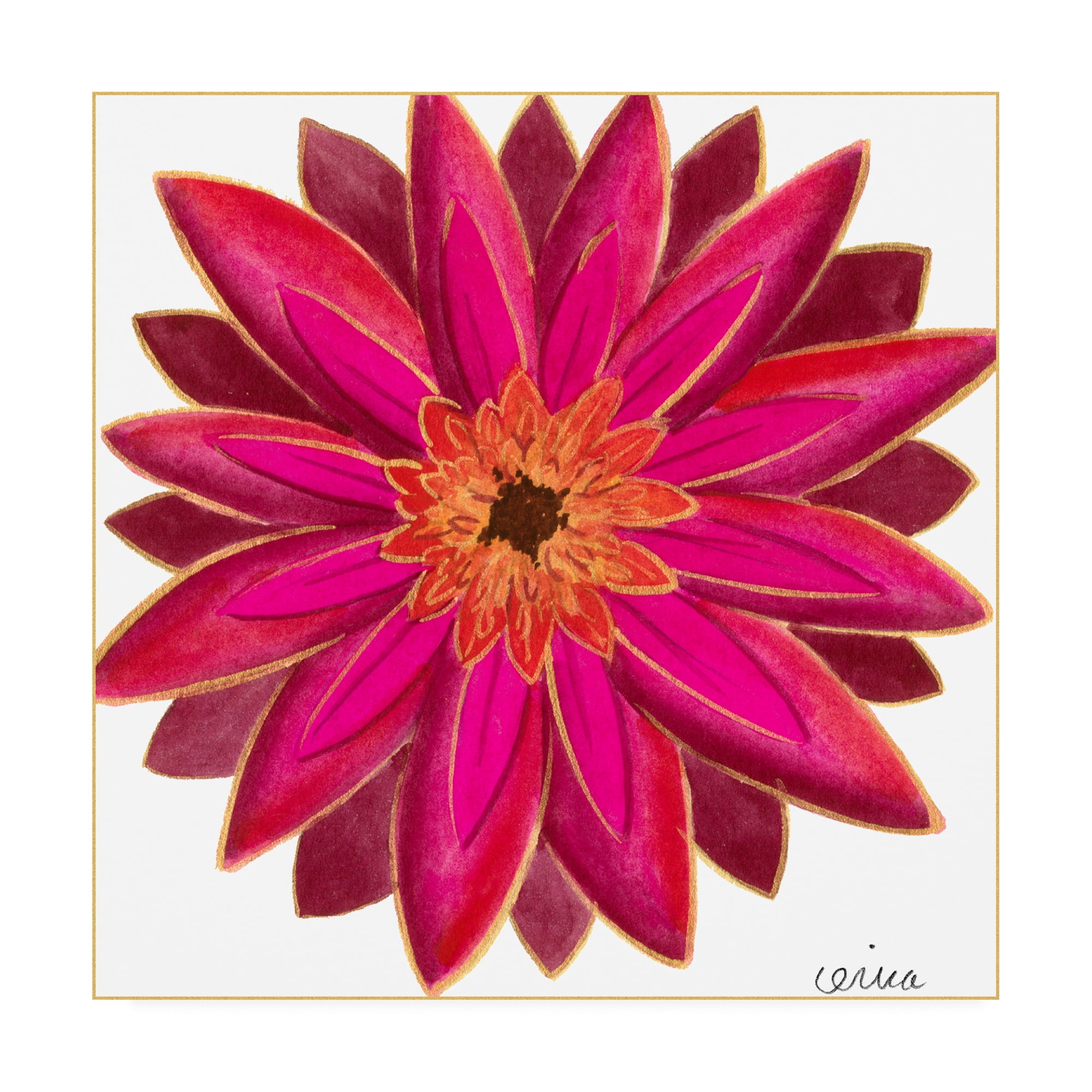 Trademark Fine Art 'Bright Blossoms III Childrens Art' Canvas Art by June Erica Vess