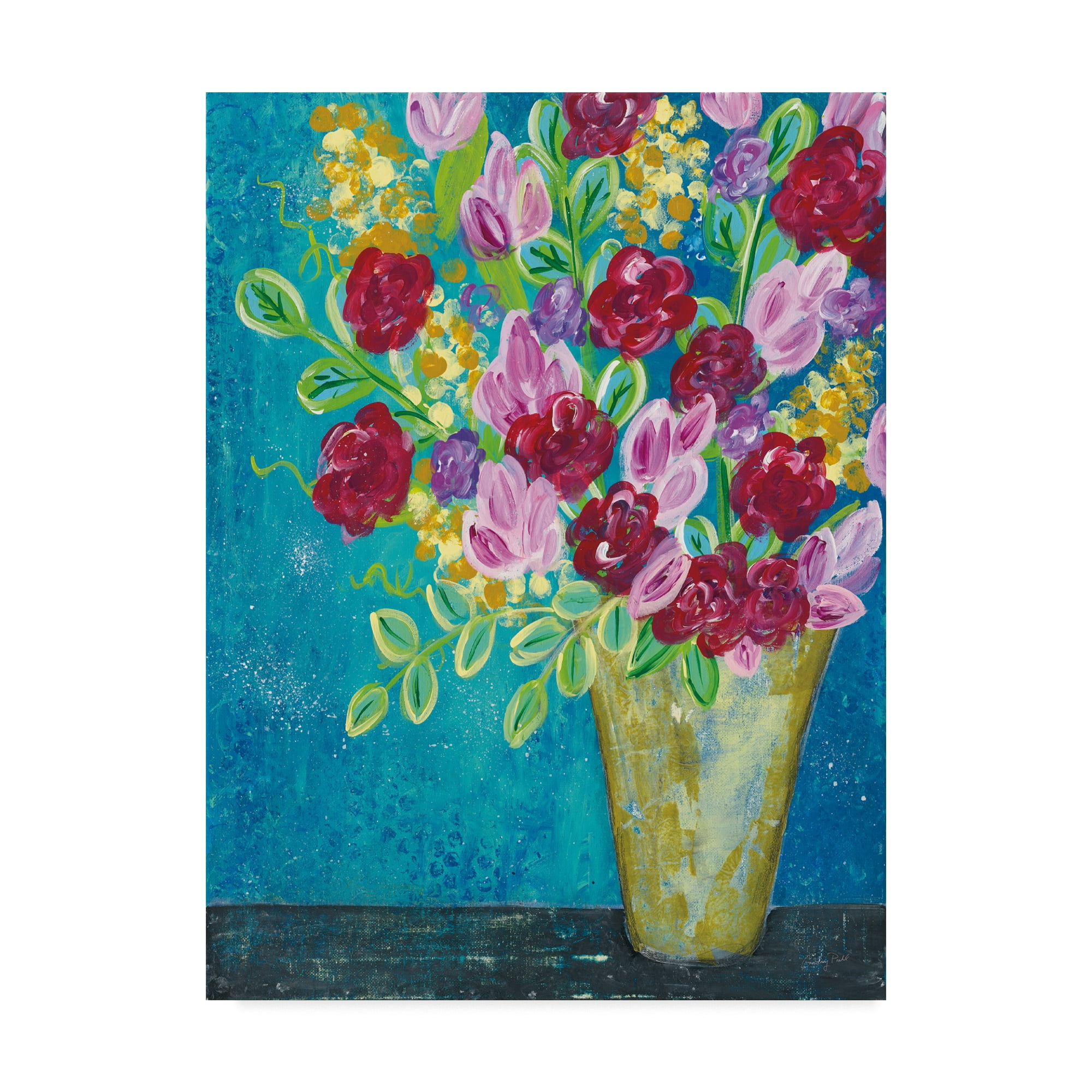 Trademark Fine Art 'Bright Summer' Canvas Art by Courtney Prahl