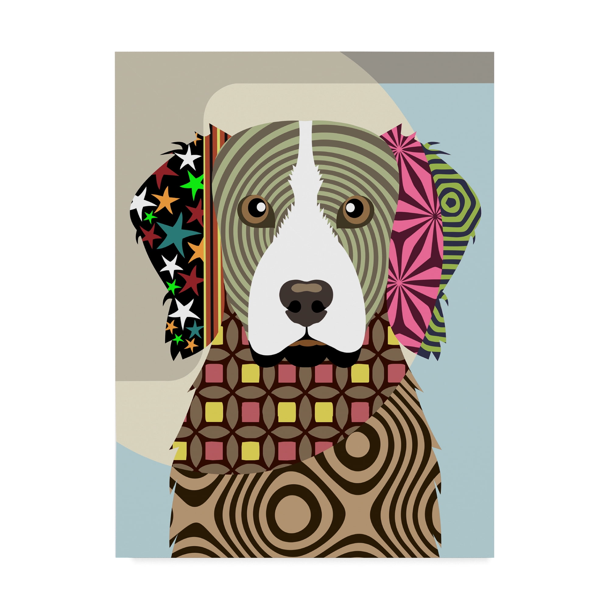 Trademark Fine Art 'Brittany Spaniel' Canvas Art by Lanre Adefioye