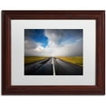 thumbnail image 1 of Trademark Fine Art 'Broken Road' Canvas Art by Philippe Sainte-Laudy, White Matte, Wood Frame, 1 of 1