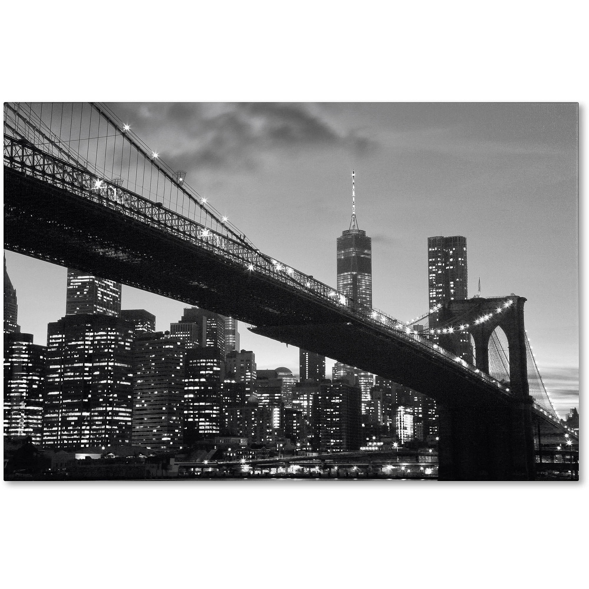 Trademark Fine Art "Brooklyn Bridge 5" Canvas Art by CATeyes