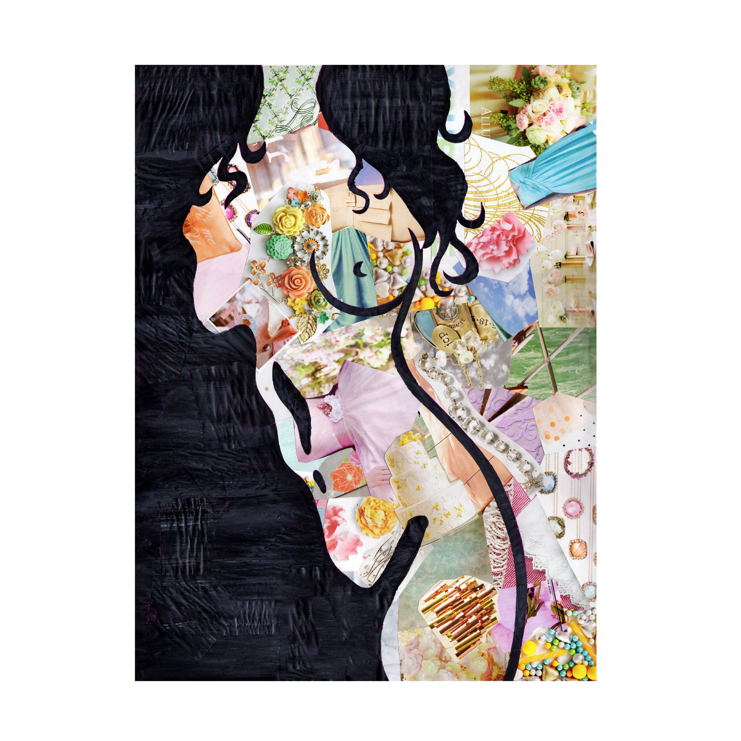 Trademark Fine Art 'Brunette' Canvas Art by Artpoptart