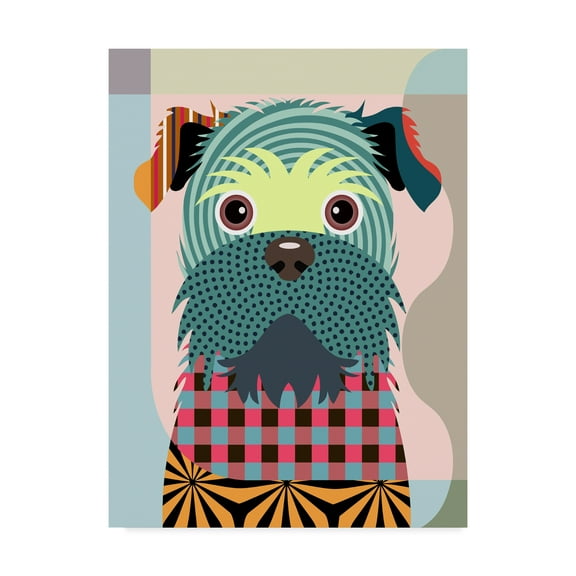 Trademark Fine Art 'Brussels Griffon' Canvas Art by Lanre Adefioye