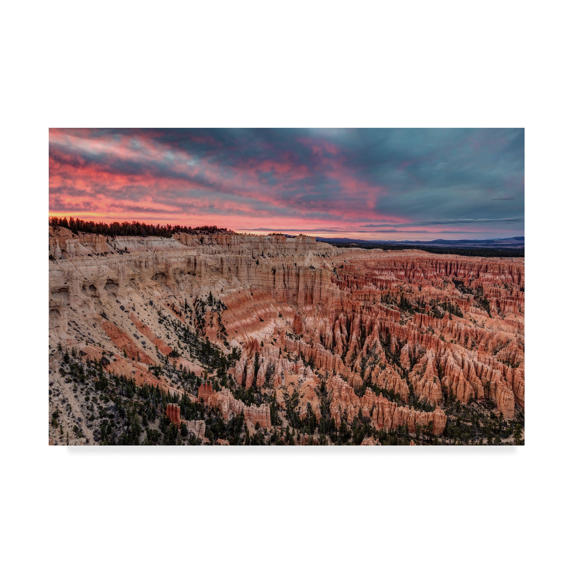 Trademark Fine Art 'Bryce Canyon Sunset' Canvas Art by Pierre Leclerc
