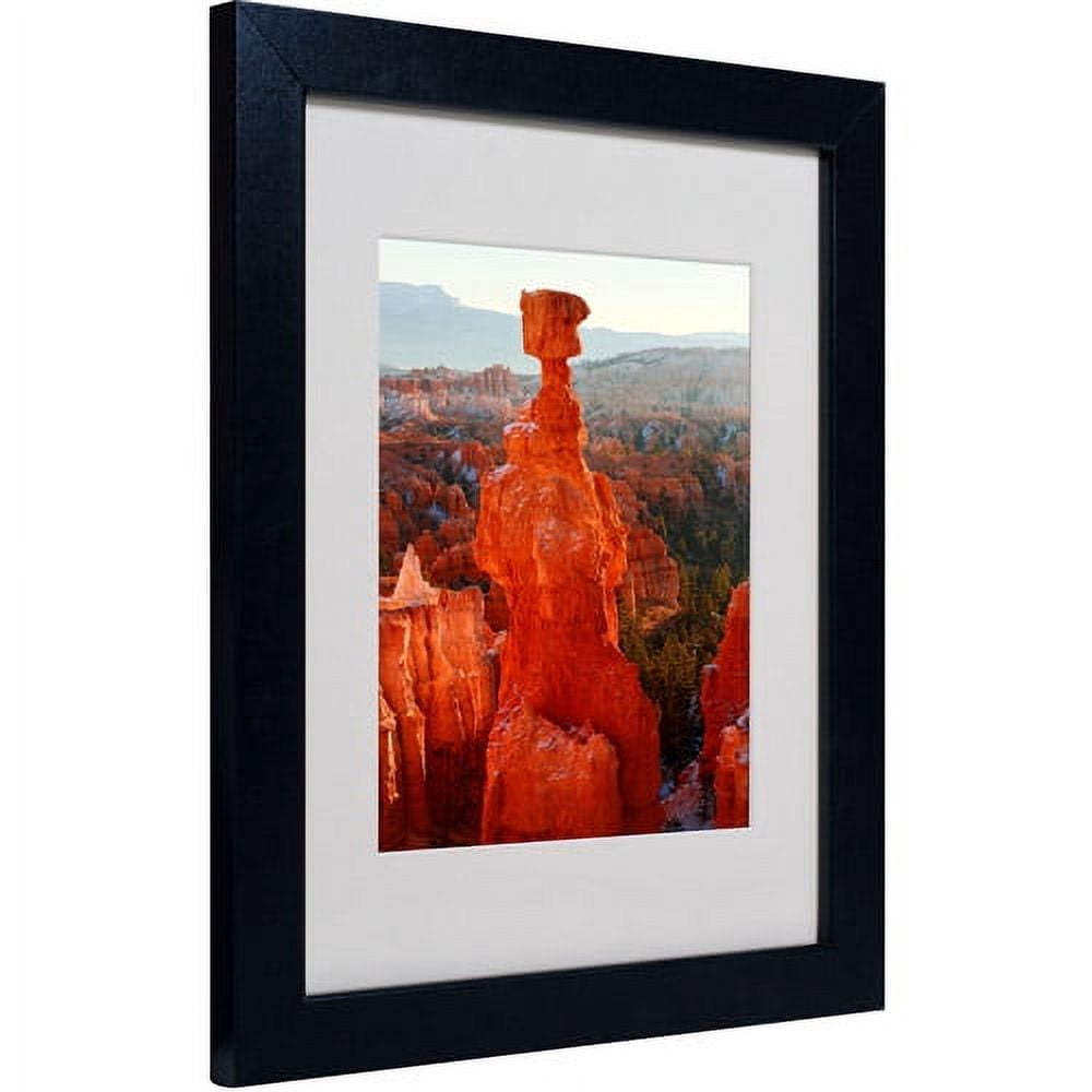 Trademark Fine Art "Bryce Canyon Thor's Hammer" Matted Framed by Pierre Leclerc