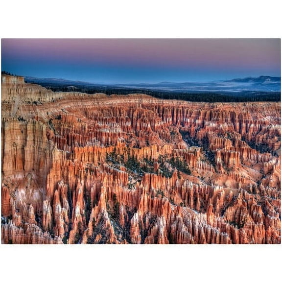 Trademark Fine Art "Bryce Dawn" Canvas Art by Pierre Leclerc