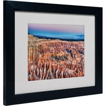Trademark Fine Art "Bryce Dawn" Matted Framed Art by Pierre Leclerc