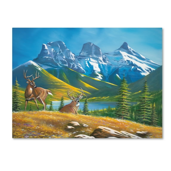 Trademark Fine Art 'Buck Country 2' Canvas Art by Geno Peoples
