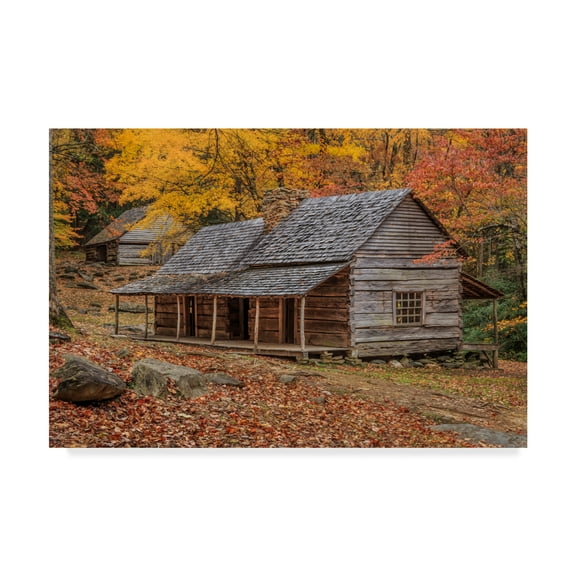 Trademark Fine Art 'Bud Ogle Place With Barn' Canvas Art by Galloimages Online