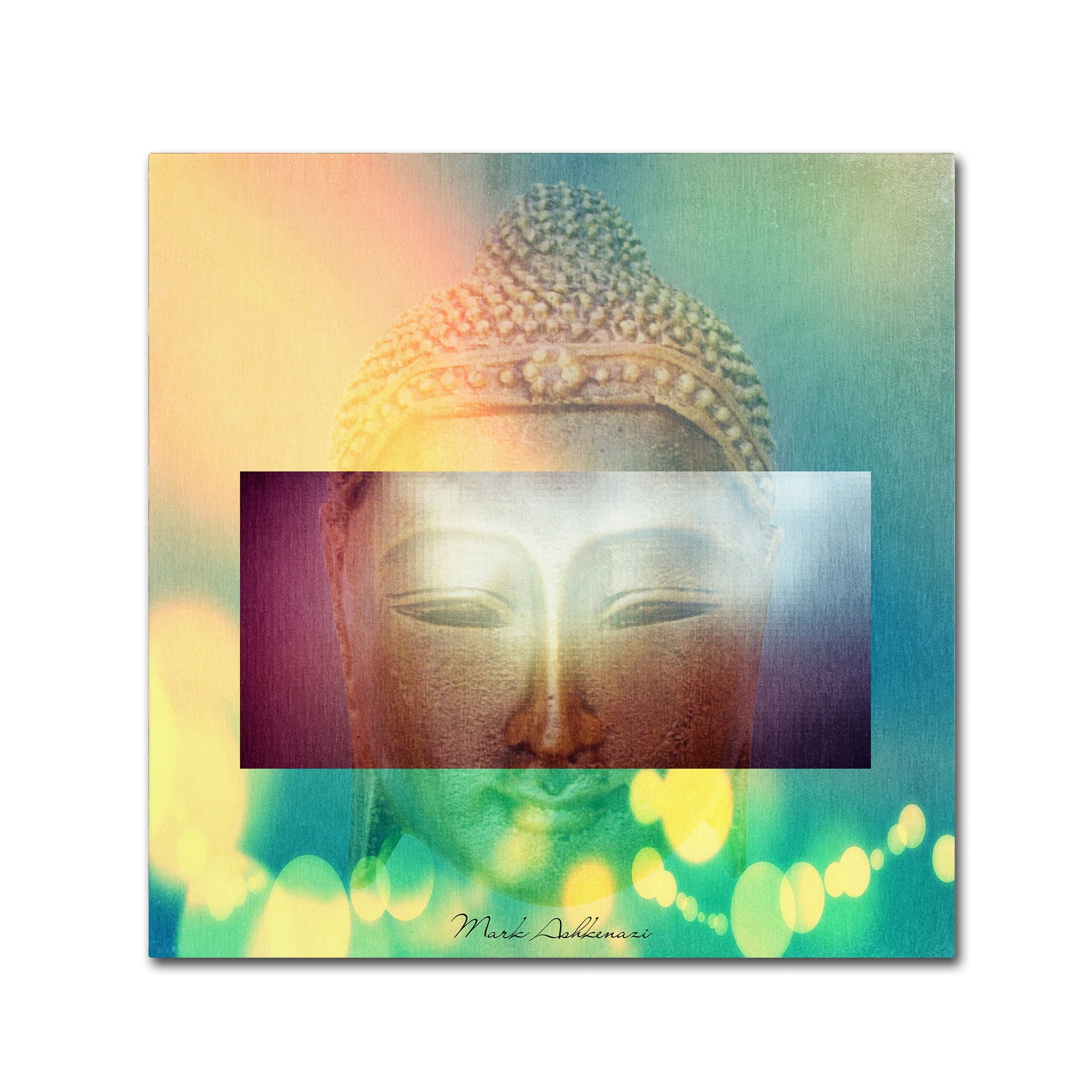 Trademark Fine Art 'Buddha Face 3' Canvas Art by Mark Ashkenazi