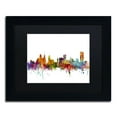thumbnail image 1 of Trademark Fine Art 'Buffalo New York Skyline' Canvas Art by Michael Tompsett, Black Matte, Black Frame, 1 of 4