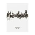 thumbnail image 1 of Trademark Fine Art 'Buffalo New York Skyline Portrait II' Canvas Art by Michael Tompsett, 1 of 3