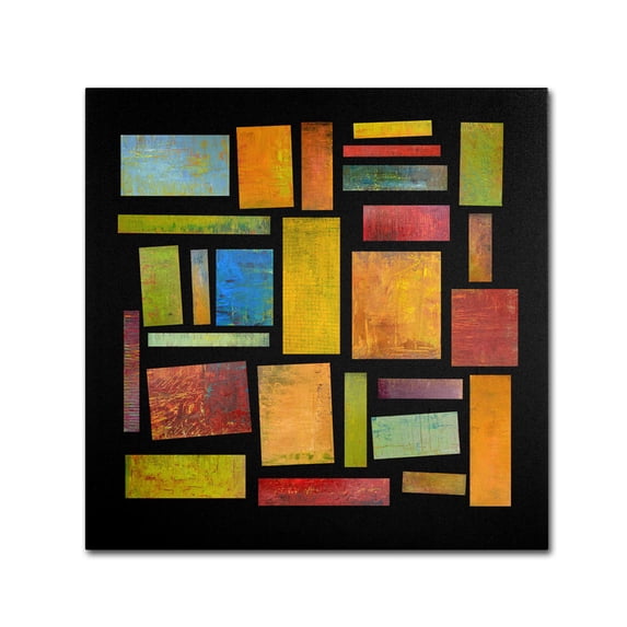 Trademark Fine Art "Building Blocks Four" Canvas Art by Michelle Calkins