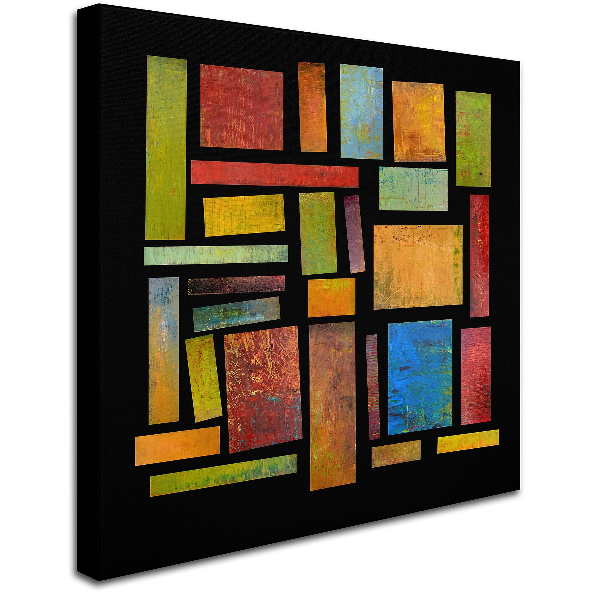 Trademark Fine Art "Building Blocks Three" Canvas Art by Michelle Calkins
