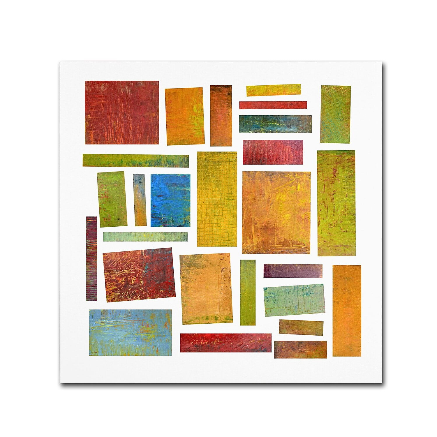 Trademark Fine Art "Building Blocks Two" Canvas Art by Michelle Calkins