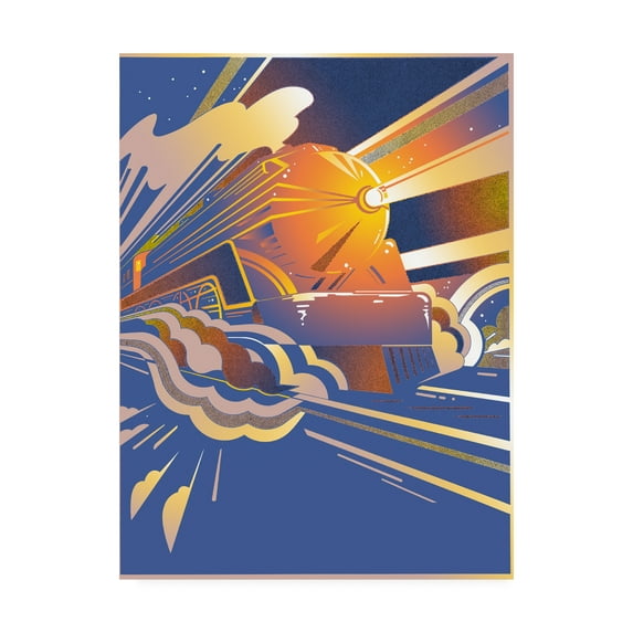 Trademark Fine Art 'Bullet Train' Canvas Art by David Chestnutt