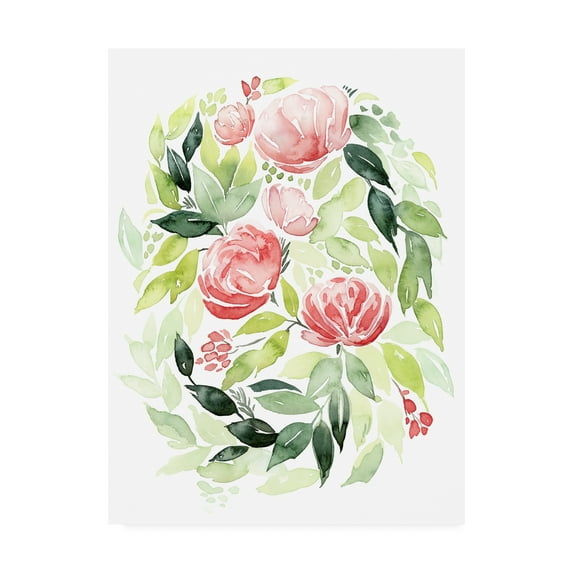 Trademark Fine Art 'Buoyant Bouquet II' Canvas Art by Grace Popp