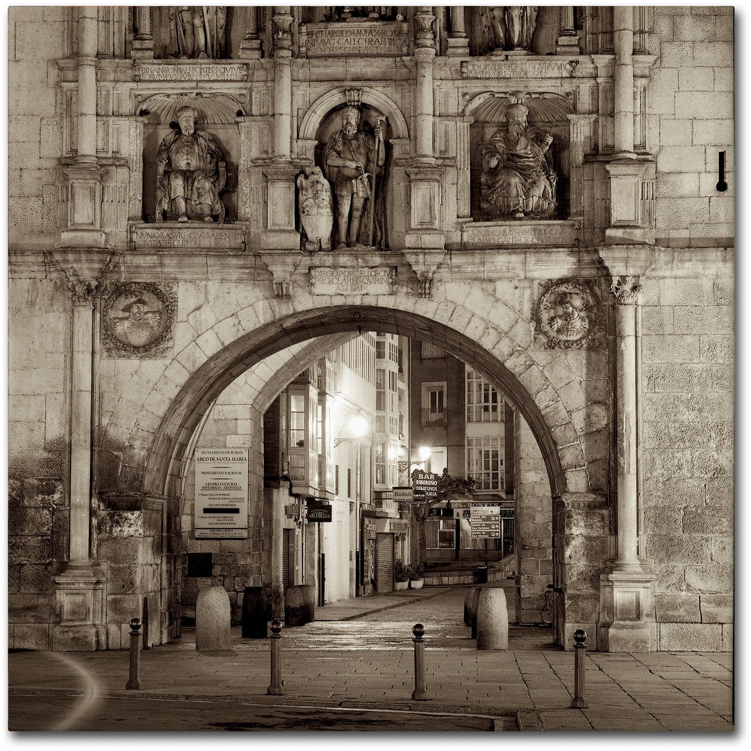 Trademark Fine Art "Burgos I" Canvas Art by Alan Blaustein