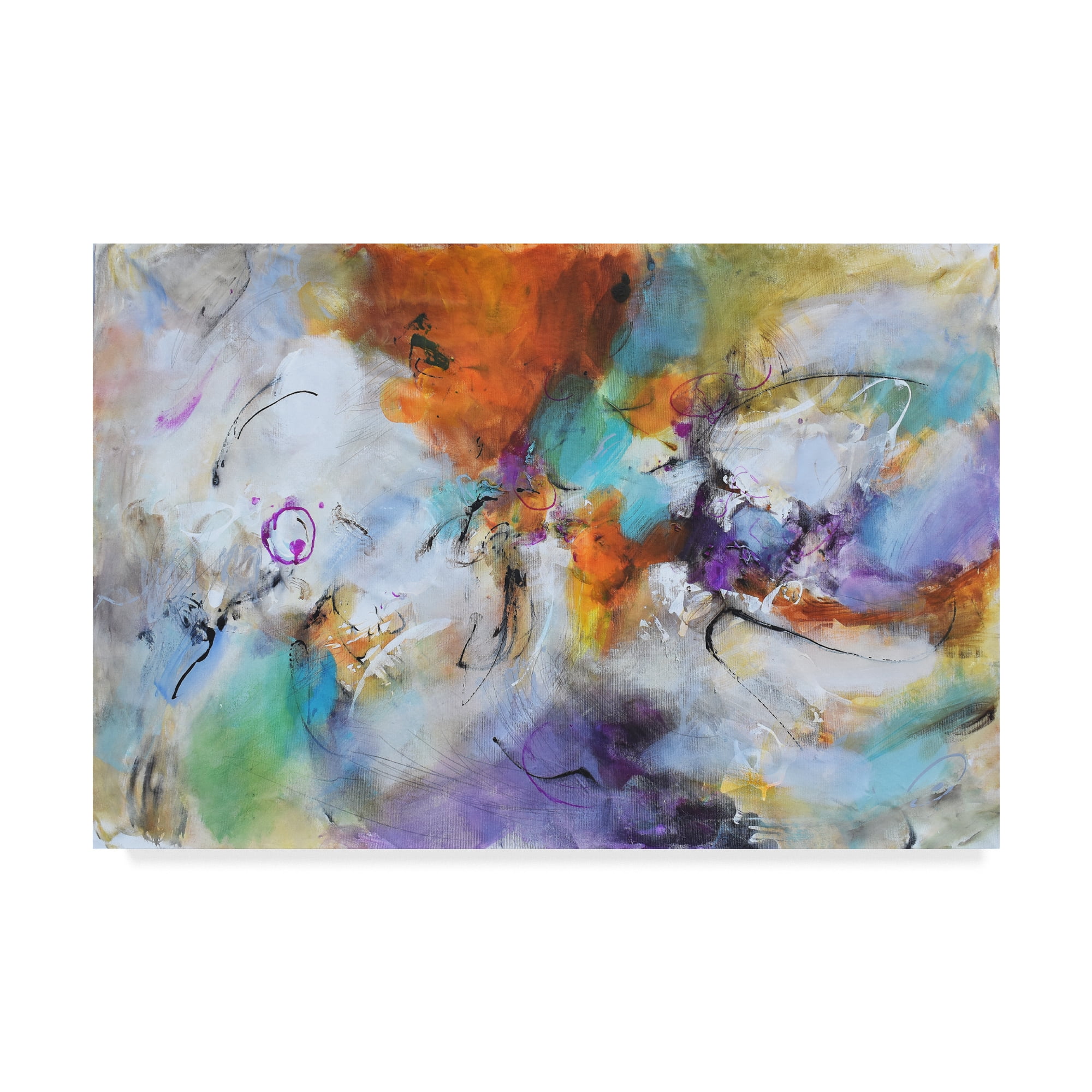 Trademark Fine Art 'Burning Energies' Canvas Art by Gabi Ger