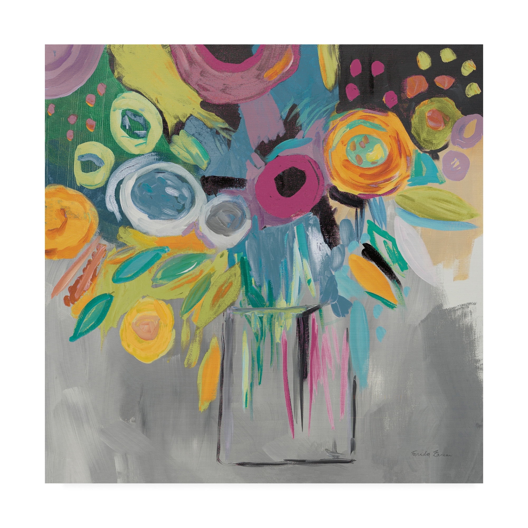 Trademark Fine Art 'Burst of Magic Autumn' Canvas Art by Farida Zaman