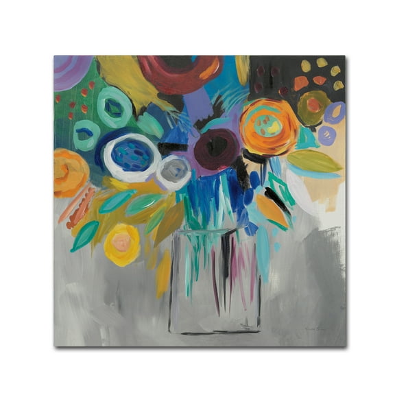 Trademark Fine Art 'Burst of Magic' Canvas Art by Farida Zaman