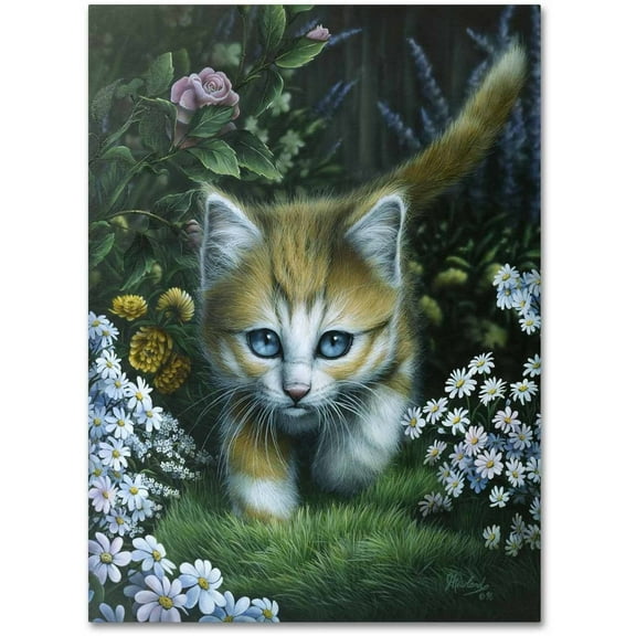 Trademark Fine Art 'Buttercup 2' Canvas Art by Jenny Newland