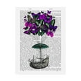 thumbnail image 1 of Trademark Fine Art 'Butterfly Airship 2, Purple And Green' Canvas Art by Fab Funky, 1 of 3