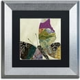 thumbnail image 1 of Trademark Fine Art "Butterfly Brocade I" Canvas Art by Color Bakery Black Matte, Silver Frame, 1 of 4
