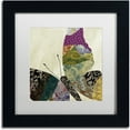 thumbnail image 1 of Trademark Fine Art "Butterfly Brocade I" Canvas Art by Color Bakery White Matte, Black Frame, 1 of 4