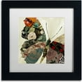 thumbnail image 1 of Trademark Fine Art "Butterfly Brocade III" Canvas Art by Color Bakery White Matte, Black Frame, 1 of 1