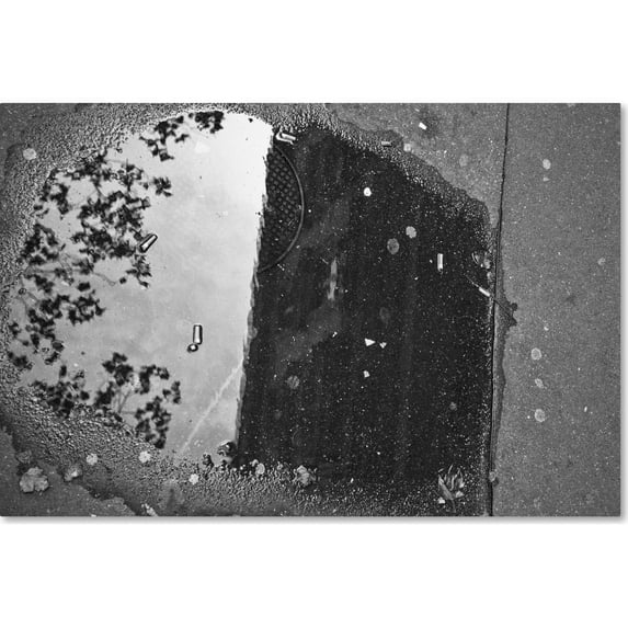 Trademark Fine Art "Butts Building Reflection" Canvas Art by Yale Gurney